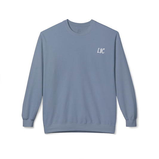 Foods Before Dudes Fleece Crewneck Sweatshirt