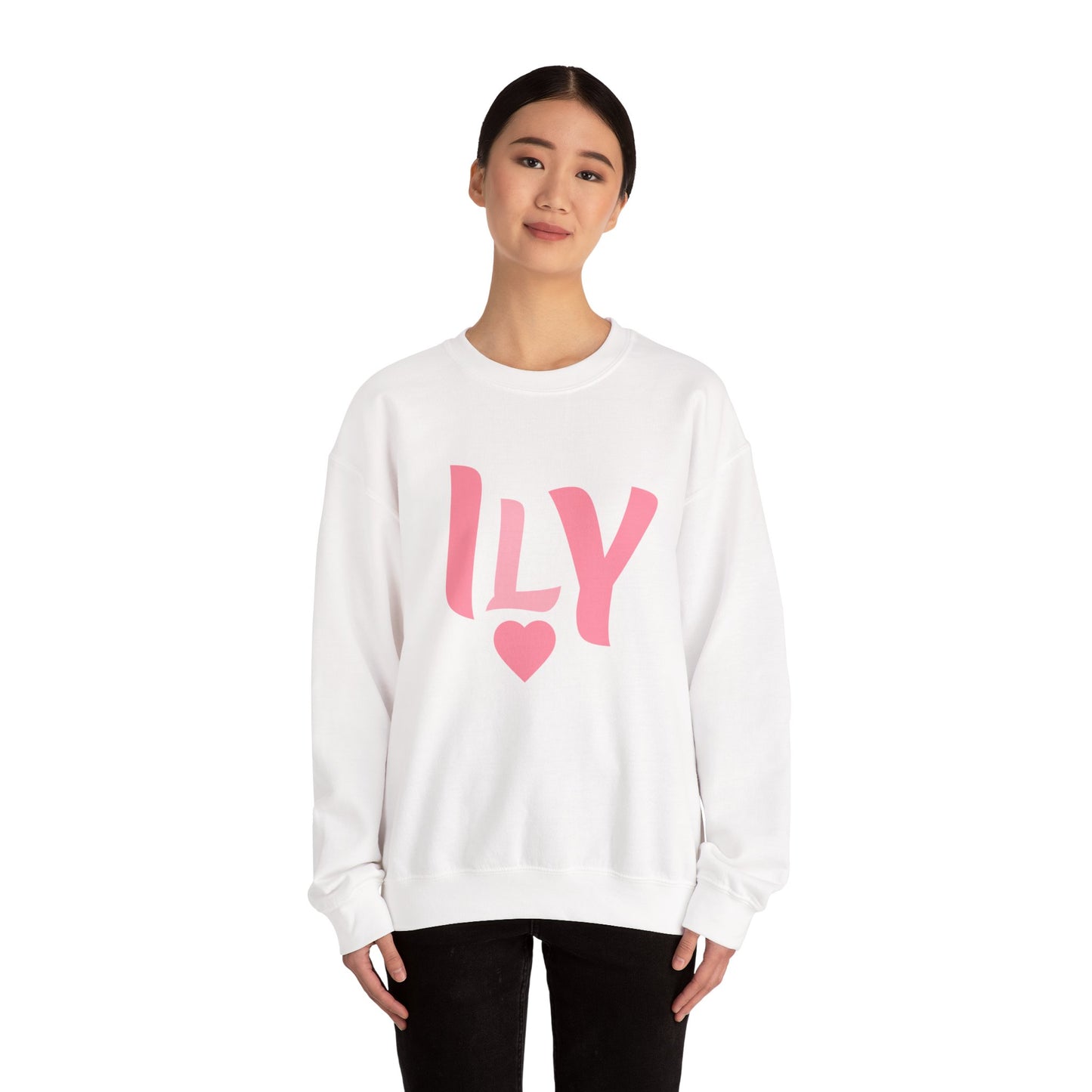 ILY Heart Sweatshirt - Empty Sleeves