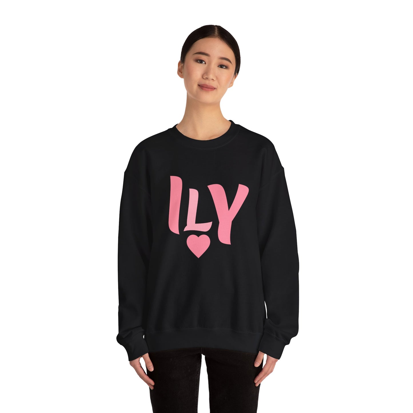 ILY Heart Sweatshirt - Empty Sleeves