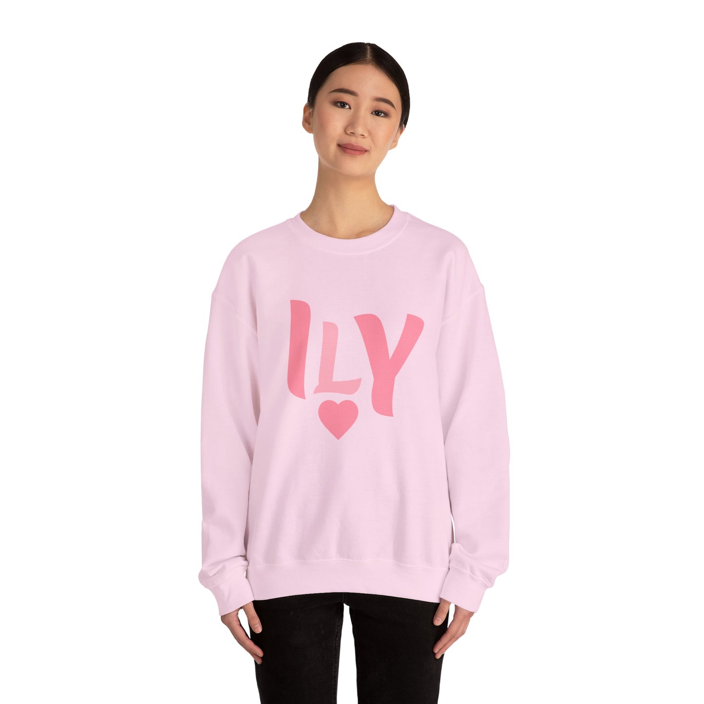 ILY Heart Sweatshirt - Empty Sleeves